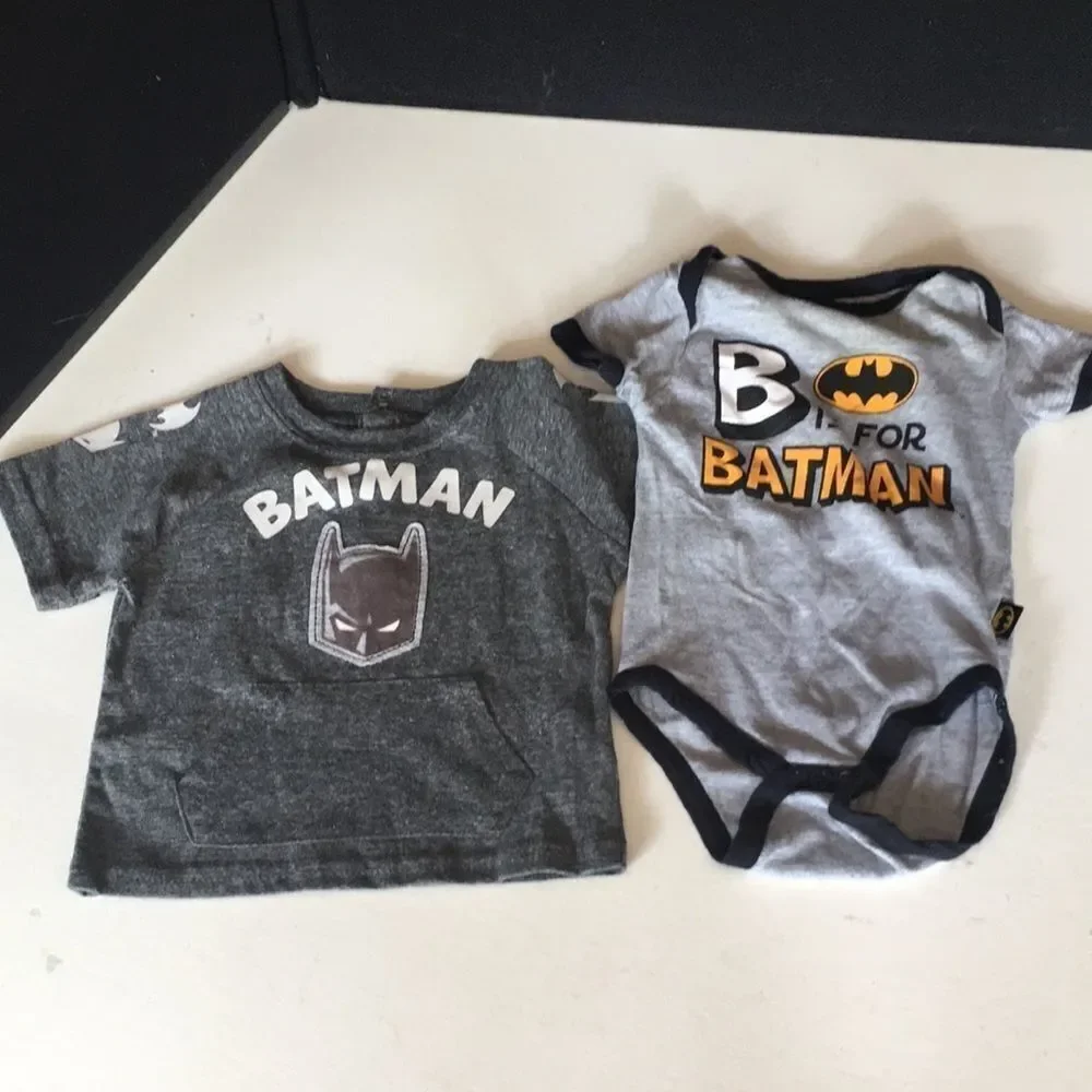 Batman Shirt 0-3 months Batman Onesie 3-6 months